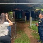 El rescate aéreo de una mujer de la zona indígena