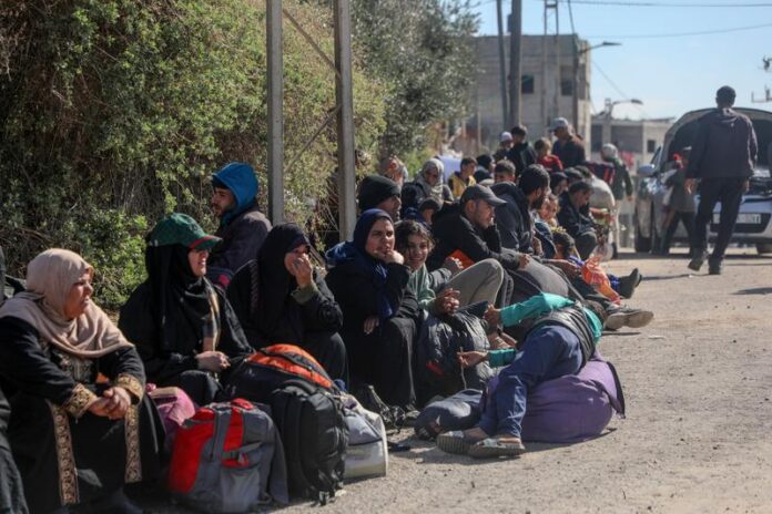 MEDIO ORIENTE-GAZA-ISRAEL-PALESTINOS DESPLAZADOS-REGRESO-PROHIBICION